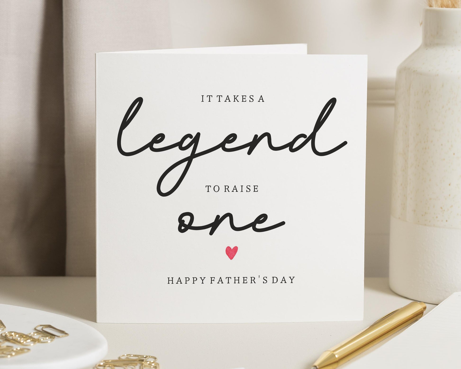 Fathers Day Card, Happy Fathers Day Card, Card for Dad, Fathers Day Card from Son, Fathers Day Card from Daughter, Legend Dad Card