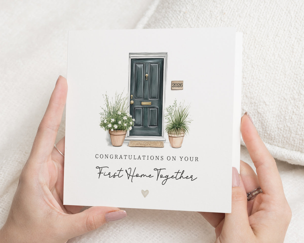 New Home Card, First Home Together Card, Congratulations New Home Card, New House Card for Couple, Moving House Card, 2026 New Home Card