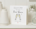 New Home Card, Personalised New Home Card, Congratulations Card, New Home Card for Couple, Champagne Card, Housewarming Card