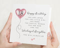 18th Birthday Card for Daughter, Daughter 18th Birthday Card, 18 Birthday Card for Her, Birthday Card for Daughter, Heart Card