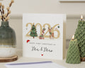 First Christmas Card, 1st Christmas Card, Mr and Mrs Christmas Card, Newlywed Christmas Card, Personalised Wedding Christmas Card