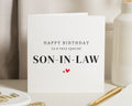 Son in Law Birthday Card, Birthday Card for Son in Law, Special Son in Law Card, Birthday Cards for Him, Simple Birthday Card