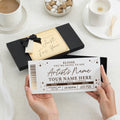 Concert Ticket Gift Voucher, Personalised Gig Tickets, Music Experience Gift for Her, Surprise Concert Gift, Birthday Voucher