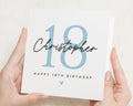 18th Birthday Card, Personalised Birthday Card for Him, Birthday Card for Son, Birthday Card for Boyfriend, 18th Birthday Gift Card