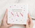 Birthday Card for Nan, Nan Birthday Card, Birthday Card for Grandma, Grandma Birthday Card, Birthday Card for Her, Floral Birthday Card
