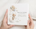 1st Birthday Card for Boy, First Birthday Card, Personalised Birthday Card for Son, Teddy Bear Birthday Card, Baby Boy Birthday Card