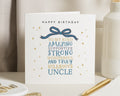 Birthday Card for Uncle, Uncle Birthday Card, Funny Birthday Card for Him, Personalised Birthday Card, Birthday Card for Men