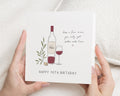70th Birthday Card, Wine Birthday Card, 70th Birthday Card for Him, Birthday Card for Her, Fine Wine Birthday Card for Dad or Mum