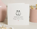 Valentines Day Card, Penguin Valentines Card, Forever And Always Card, Cute Card, Card For Her, Card For Him