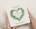 55th Anniversary Card for Mum and Dad, Emerald Anniversary Card, Personalised Wedding Anniversary Card for Parents, Floral Card