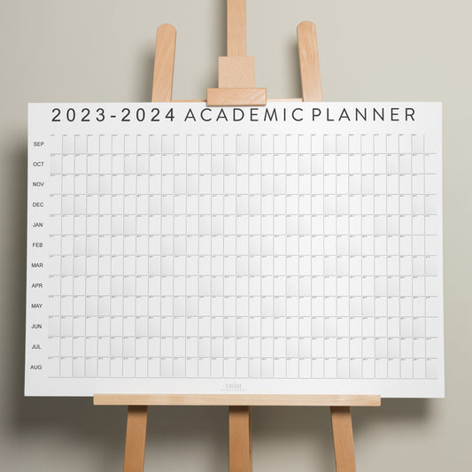 Student Planner, Study Planner, Wall Planner For School, Academic Wall Planner For Teacher, Academic Planner For Students 2023/24