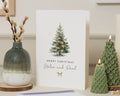 Personalised Christmas Card, Merry Christmas Card, Christmas Card for Couple, Christmas Cards for Family, Christmas Tree Card for Her