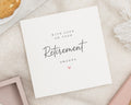 Retirement Card, Personalised Retirement Card, Retirement Card for Her, With Love On Your Retirement, Custom Name Retirement Card