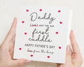 Fathers Day Card from the Bump, Daddy to Be Card, First Fathers Day Card, Personalised Fathers Day Card, Cute Card for Dad to Be