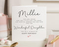 Birthday Card for Daughter, Personalised Daughter Birthday Card, Birthday Card for Her, Special Daughter Birthday Card, Cute Birthday Card