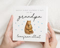 First Fathers Day Card For Grandpa, Fathers Day Card From Grandchild, Bear Card, Personalised Fathers Day Card, Cute Fathers Day Card