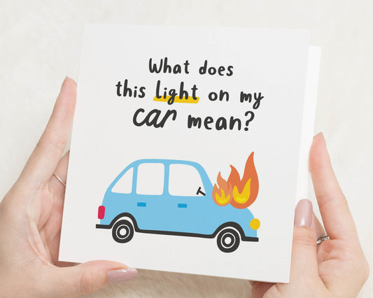Funny Birthday Card, Birthday Card for Him, Car Birthday Card, Birthday Card for Dad, Birthday Card for Friend, Car Lover Birthday Card