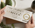 Personalised Christmas Gift Ticket, Scratch To Reveal, Concert Gift Voucher, Custom Christmas Gift For Friend