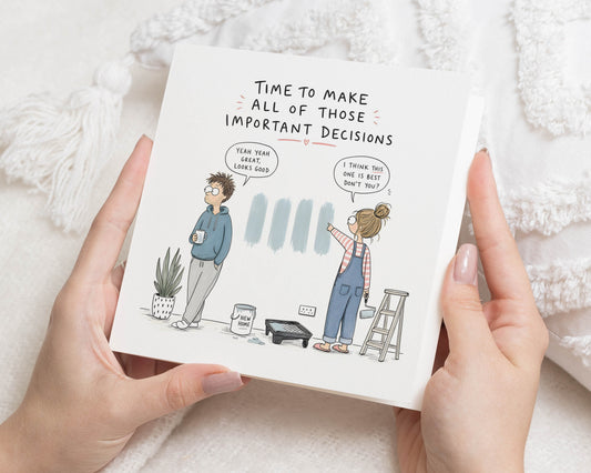 New Home Card, Funny New Home Card, House Moving Card, First Home Card, New House Card for Couple, Congratulations New Home Card