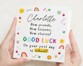 Good Luck Card for School, First Day of School Card, Personalised Good Luck Card, Good Luck Card for Kids, New School Card