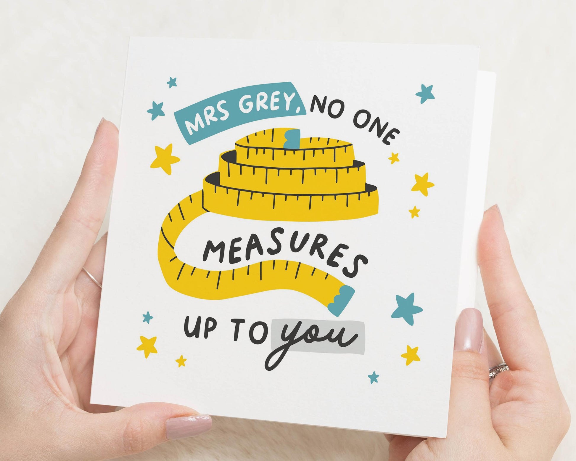 Teacher Thank You Card, Funny Card for Teacher, Personalised Teacher Card, Cute Pun Card, End of Term Card, Thank You Card for Her
