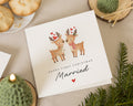 First Christmas Married Card, Married Christmas Card, First Christmas Card, Cute Reindeer Christmas Card, Newlywed Christmas Card
