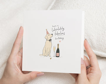 Dog Birthday Card, Labrador Birthday Card, Birthday Card for Her, Birthday Card for Friend, Cute Birthday Card for Dog Lover