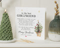 Christmas Card for Girlfriend, Girlfriend Christmas Card, Merry Christmas Card for Her, Cute Christmas Card, Romantic Christmas Card
