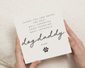 Birthday Card for Dog Dad, Fathers Day Card for Dog Dad, Dog Daddy Card, Funny Card for Him, Dog Lover Card, Personalised Card