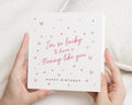 Birthday Card for Nanny, Nanny Birthday Card, Grandma Birthday Card, Birthday Card for Her, Nan Birthday Card, Cute Heart Birthday Card
