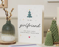 Christmas Card for Girlfriend, First Christmas Card, 1st Christmas Together Card, Romantic Christmas Card for Her, Couple Card, Love Card