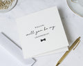 Will You Be My Groomsman Card, Personalised Groomsman Proposal Card, Wedding Party Card, Custom Name Card, Bow Tie Card