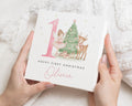 First Christmas Card for Girl, 1st Christmas Card, Personalised Christmas Card, Baby Girl Christmas Card, Reindeer Fairy Card
