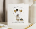 Personalised Graduation Card, University Graduation Cards, Congratulations Graduate Card, Cute Bear Card, Card for Son or Daughter
