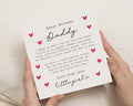 Birthday Card for Daddy, Birthday Card from Daughter, Daddy Birthday Card, Cute Birthday Card for Dad, Personalised Birthday Card