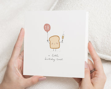 18th Birthday Card, 18 Birthday Card, Funny Birthday Card, Cute Birthday Card, Birthday Card for Friend, Birthday Card for Her and Him