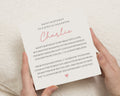 Birthday Card for Daughter, Personalised Daughter Birthday Card, Birthday Card for Her, Poem Birthday Card, Special Daughter Card