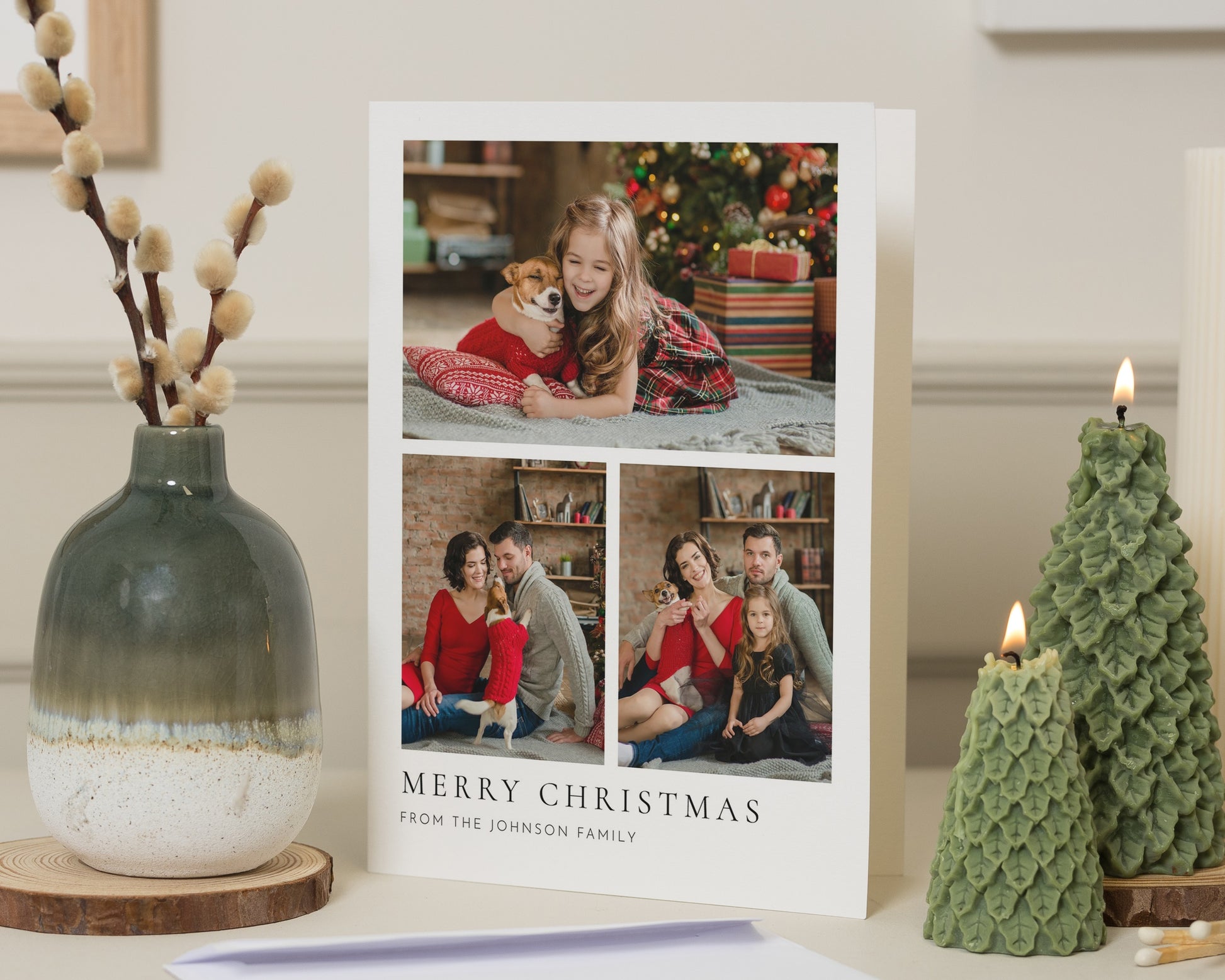 Personalised Photo Christmas Card, Pack of Christmas Cards, Family Christmas Card, Pack of 10, 20, 50 or 100