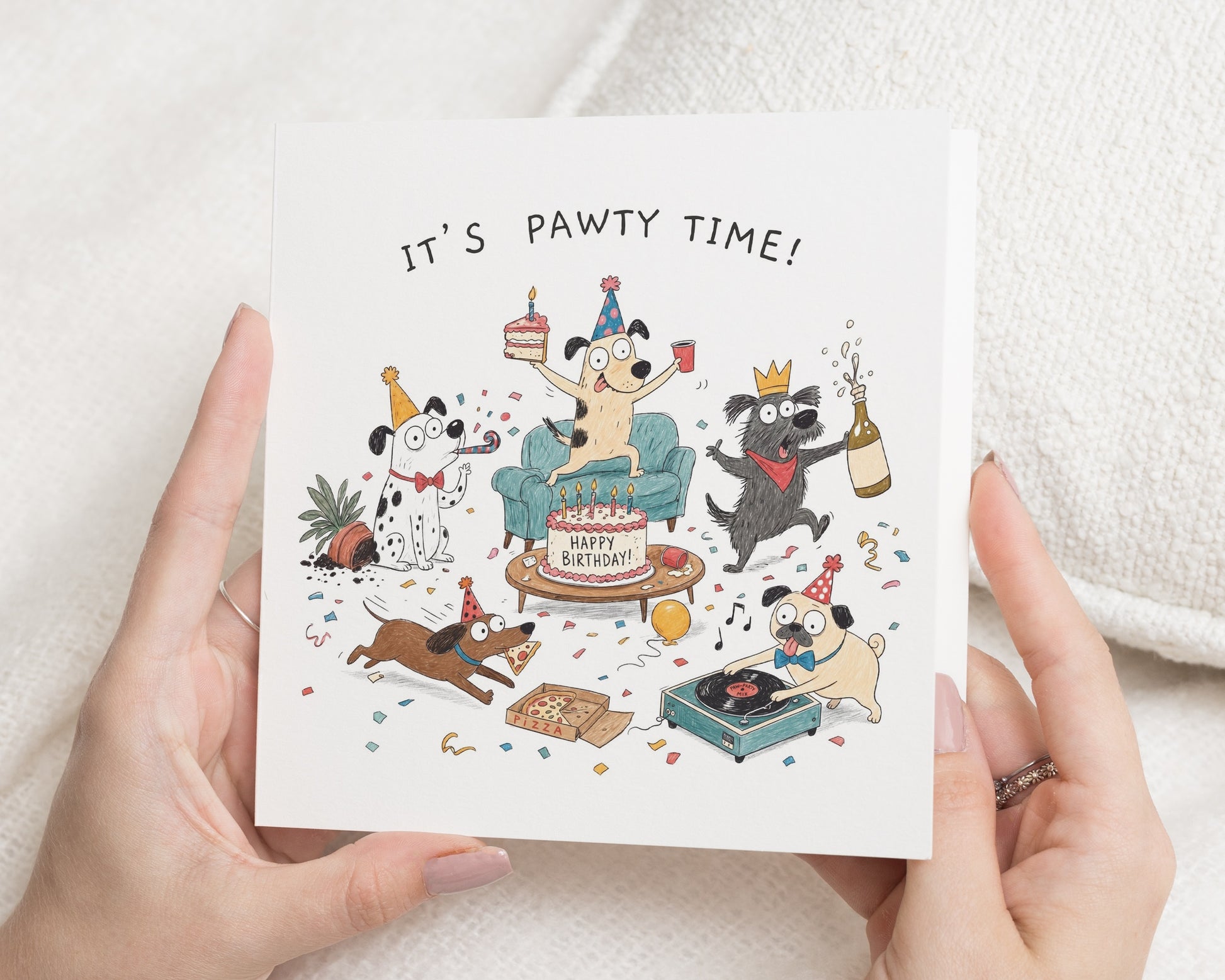Dog Birthday Card, Funny Birthday Card, Cute Birthday Card, Birthday Card for Dog Lover, Pun Birthday Card, Birthday Card for Friend