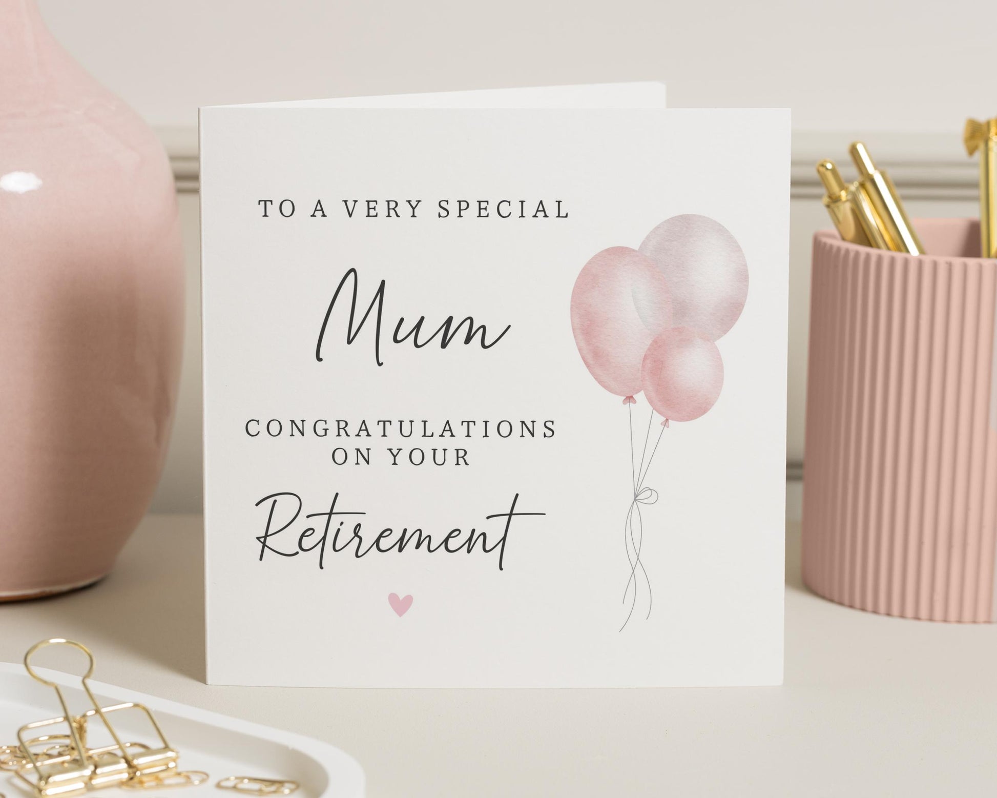 Retirement Card for Mum, Mum Retirement Card, Congratulations Card for Mum, Special Mum Card, Personalised Retirement Card for Her