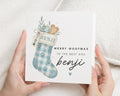 Dog Christmas Card, Merry Woofmas Card, Personalised Dog Card, Christmas Card for Dog, Cute Pet Christmas Card, Stocking Card