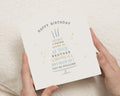 Funny Birthday Card from Brother, Personalised Birthday Card, Birthday Card for Sister, Birthday Card for Brother, Sibling Card