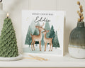 Personalised Christmas Card, Reindeer Christmas Card, Christmas Card for Her, Cute Christmas Card, Christmas Card for Daughter
