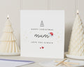 Christmas Card for Mum, Happy Christmas Mum Card, Christmas Card for Her, Cute Christmas Card, Personalised Christmas Card for Mum