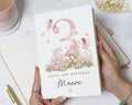 3rd Birthday Card for Girl, Personalised Birthday Card, Third Birthday Card, Fairy Card for Daughter, Granddaughter Card, Niece Card