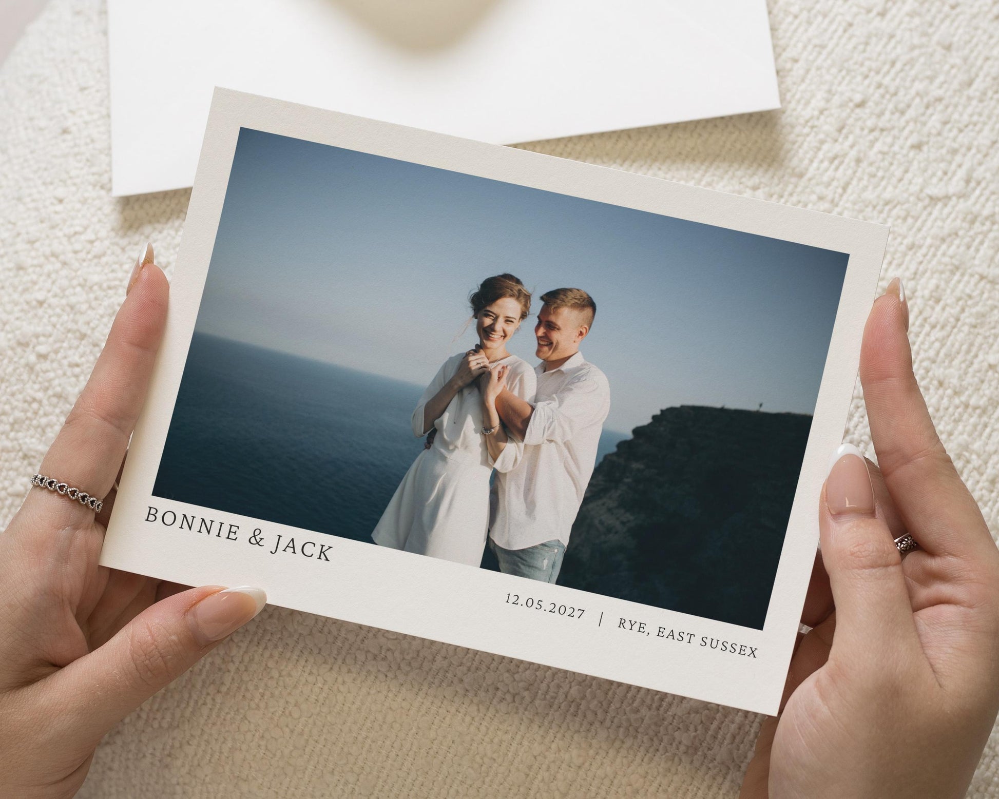 Personalised Save the Date Card, Photo Save the Date Card, Wedding Save the Date, Custom Save the Date, Simple Save the Date Card