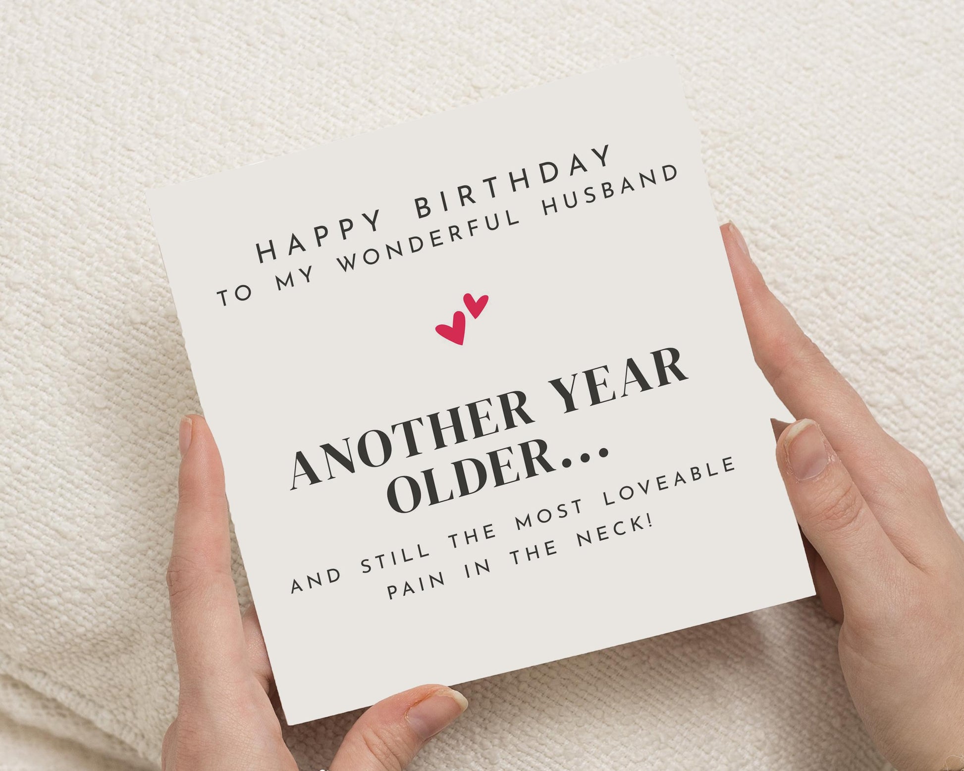 Birthday Card for Husband, Funny Birthday Card for Him, Husband Birthday Card, Birthday Card for Men, Another Year Older Card