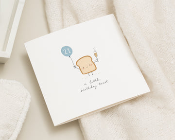 21st Birthday Card, 21 Birthday Card, Pun Birthday Card, Cute Birthday Card for Him, Birthday Card for Her, Friend Birthday Card