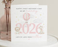 First Mothers Day Card, Mothers Day Card from Daughter, Personalised Mummy Card, Cute Mothers Day Card, 2026 Mothers Day Card