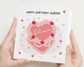 Birthday Card for Her, Personalised Birthday Card, Birthday Card for Friend, Cute Birthday Card, Birthday Card for Daughter, Cherry Card